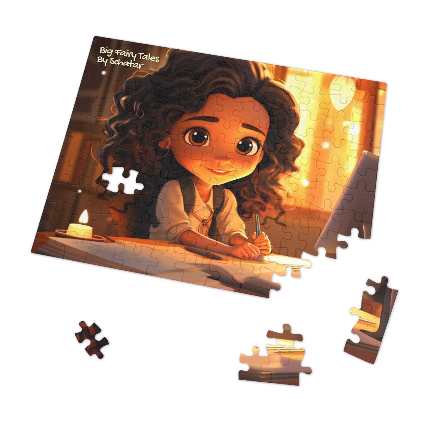 Writer - Big Little Professionals Puzzle 8 From Big Fairy Tales By Schatar