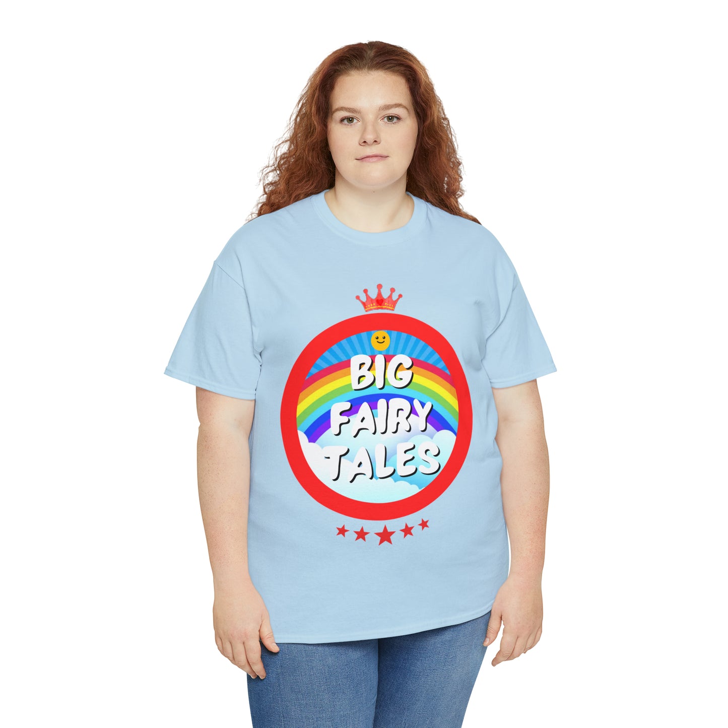 Big Fairy Tales By Schatar Original Design Heavy Cotton Tee