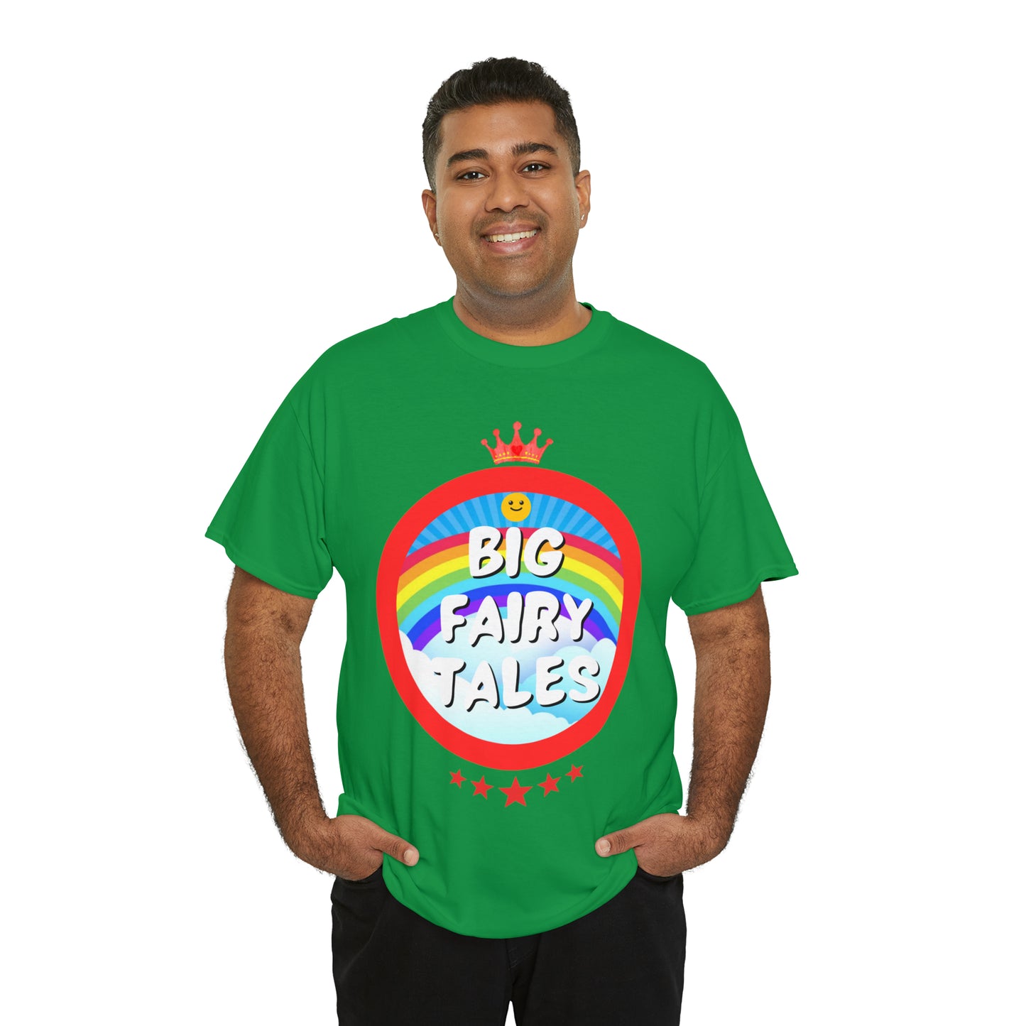 Big Fairy Tales By Schatar Original Design Heavy Cotton Tee