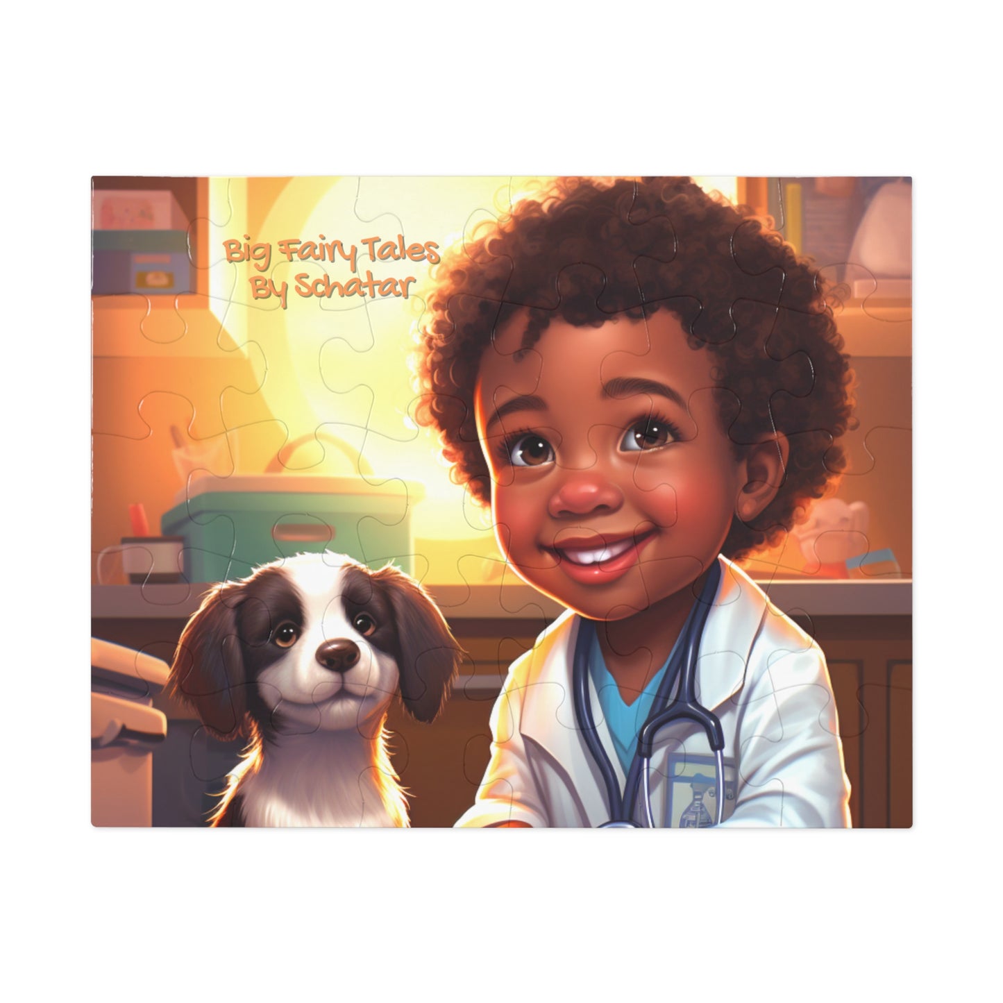 Veterinarian - Big Little Professionals Puzzle 6 From Big Fairy Tales By Schatar
