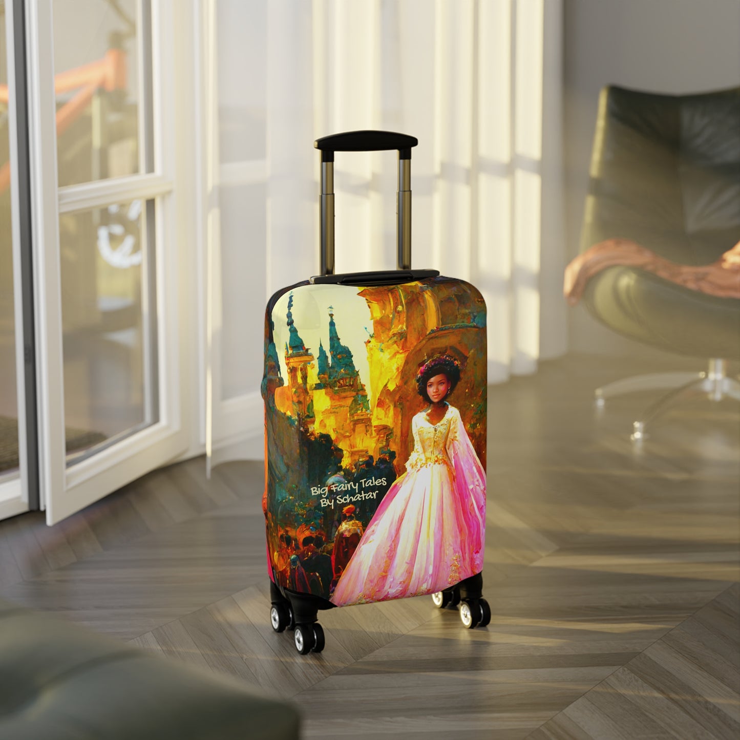 Big Fairy Tales By Schatar Cinderella Suite Luggage Cover