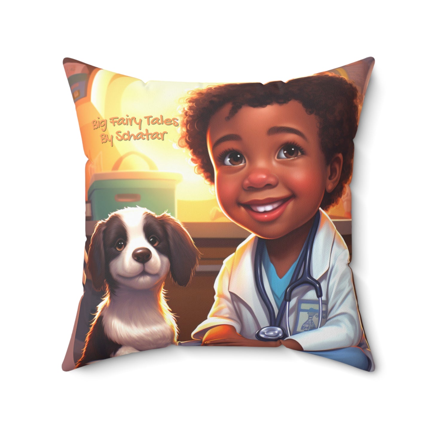 Veterinarian - Big Little Professionals Plush Pillow 6 From Big Fairy Tales By Schatar