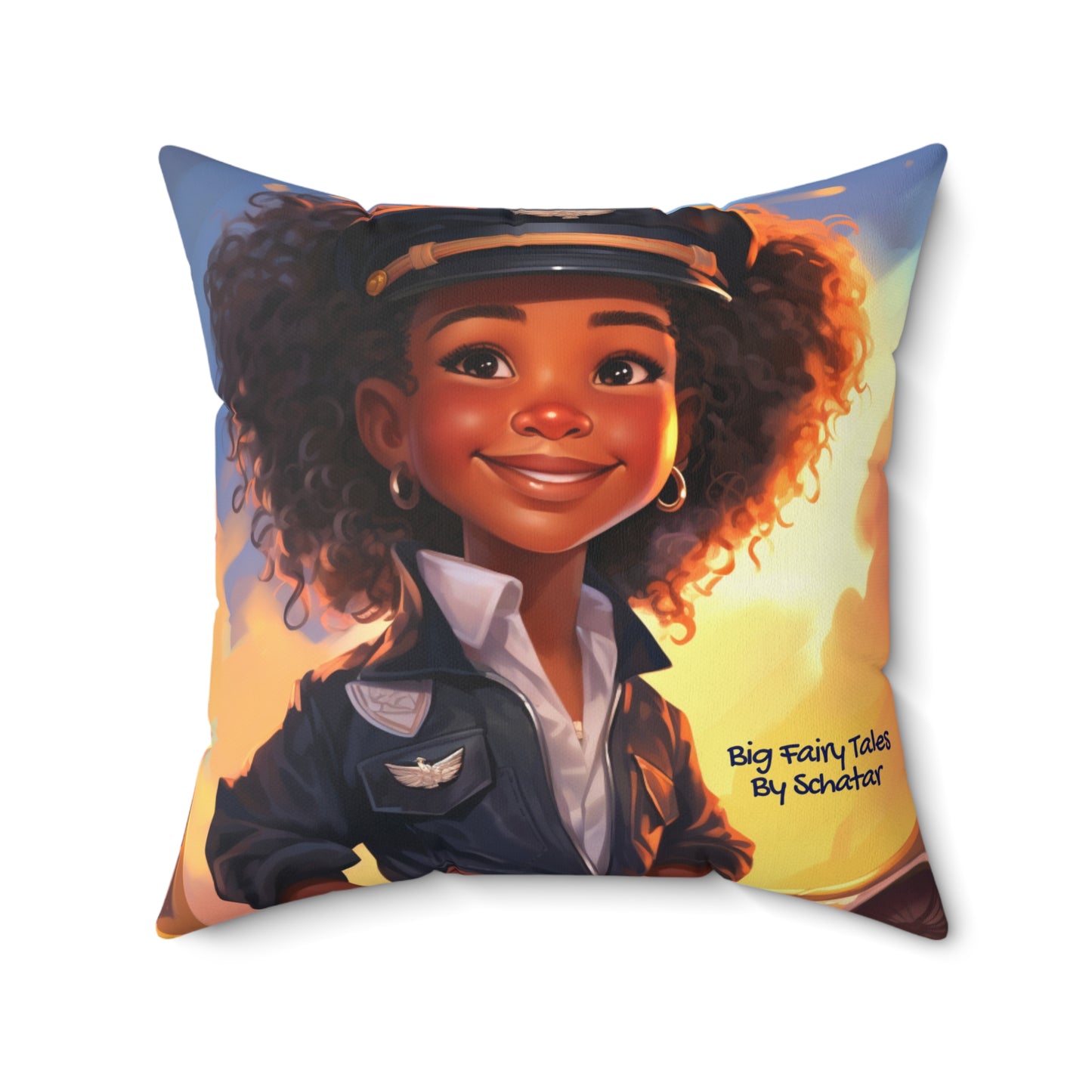 Pilot - Big Little Professionals Plush Pillow 5 From Big Fairy Tales By Schatar