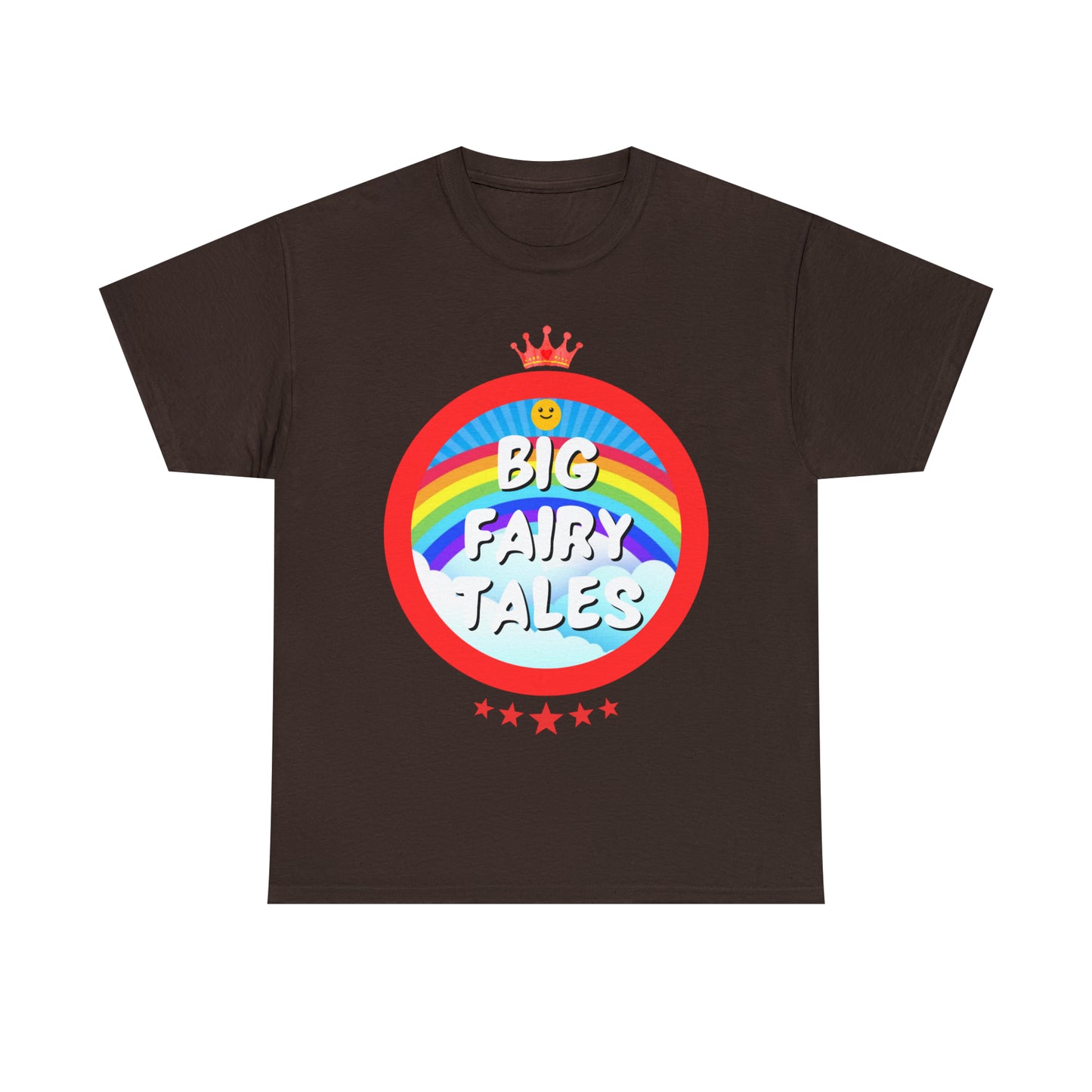 Big Fairy Tales By Schatar Original Design Heavy Cotton Tee