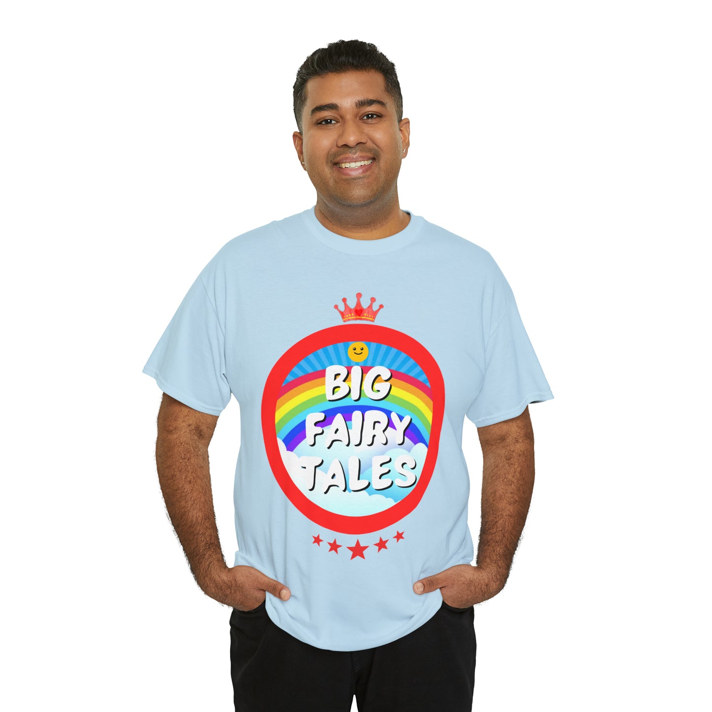 Big Fairy Tales By Schatar Original Design Heavy Cotton Tee