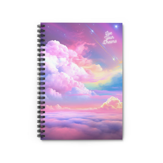 Rainbow Dreams Spiral Notebook Ruled Line From Big Fairy Tales By Schatar
