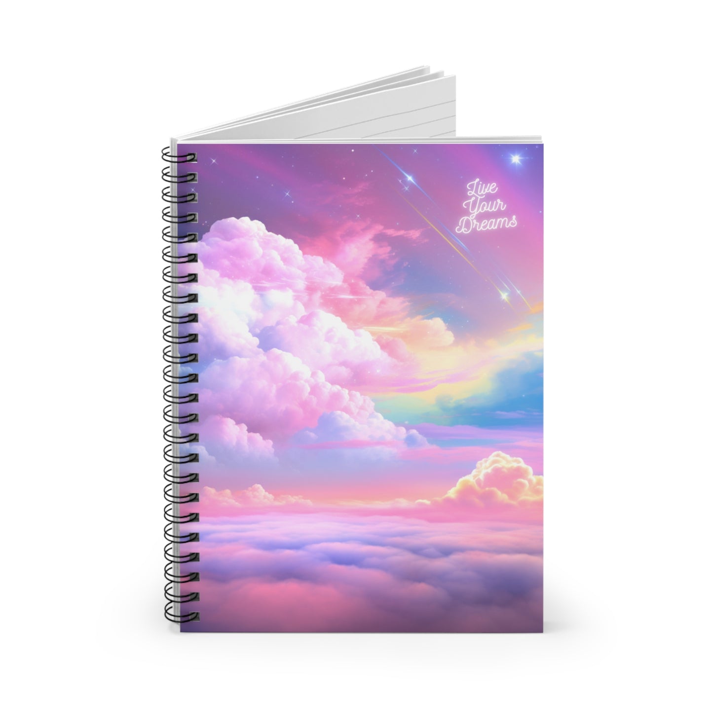 Rainbow Dreams Spiral Notebook Ruled Line From Big Fairy Tales By Schatar