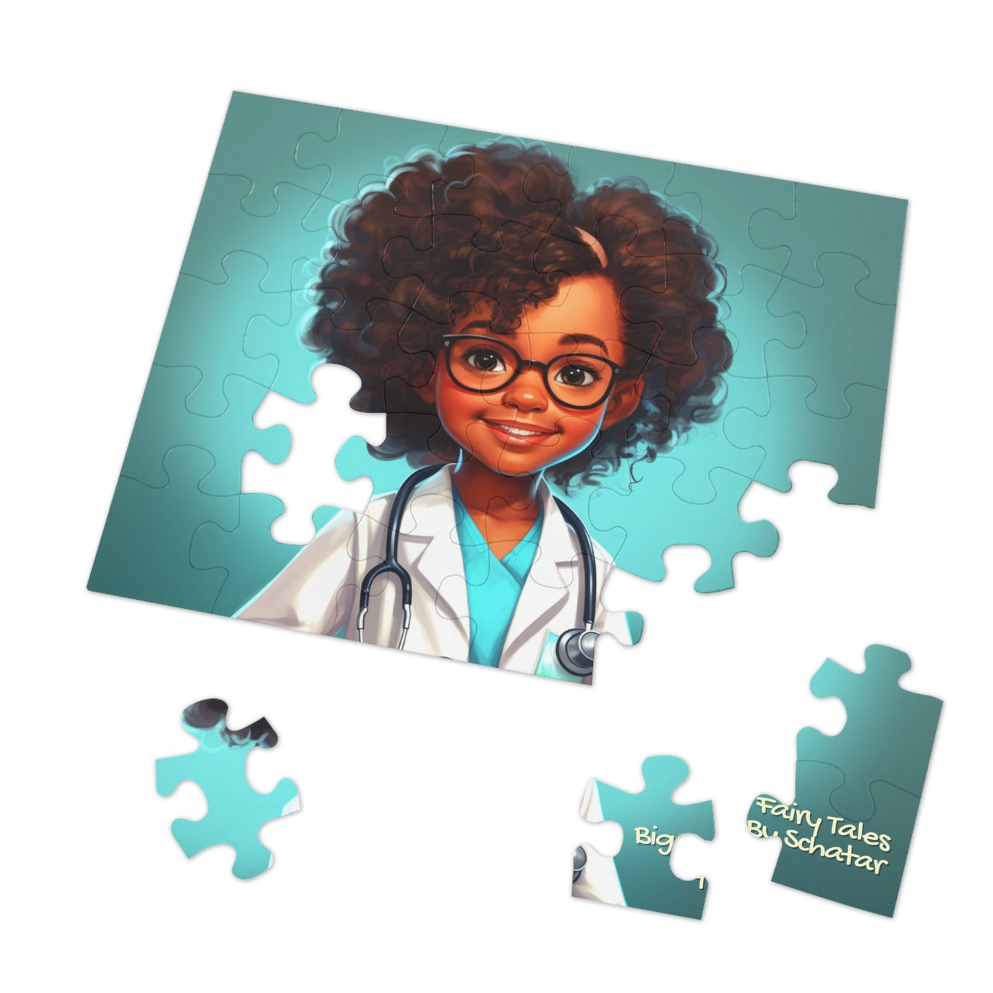 The Doctor - Big Little Professionals Puzzle 7 From Big Fairy Tales By Schatar