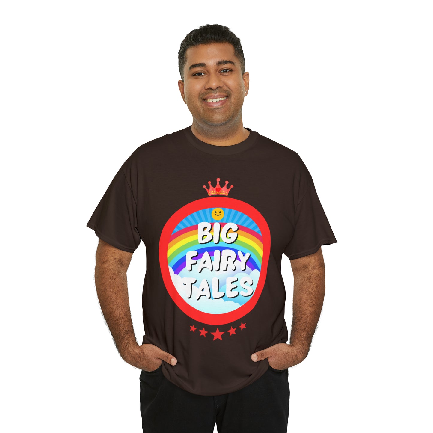 Big Fairy Tales By Schatar Original Design Heavy Cotton Tee