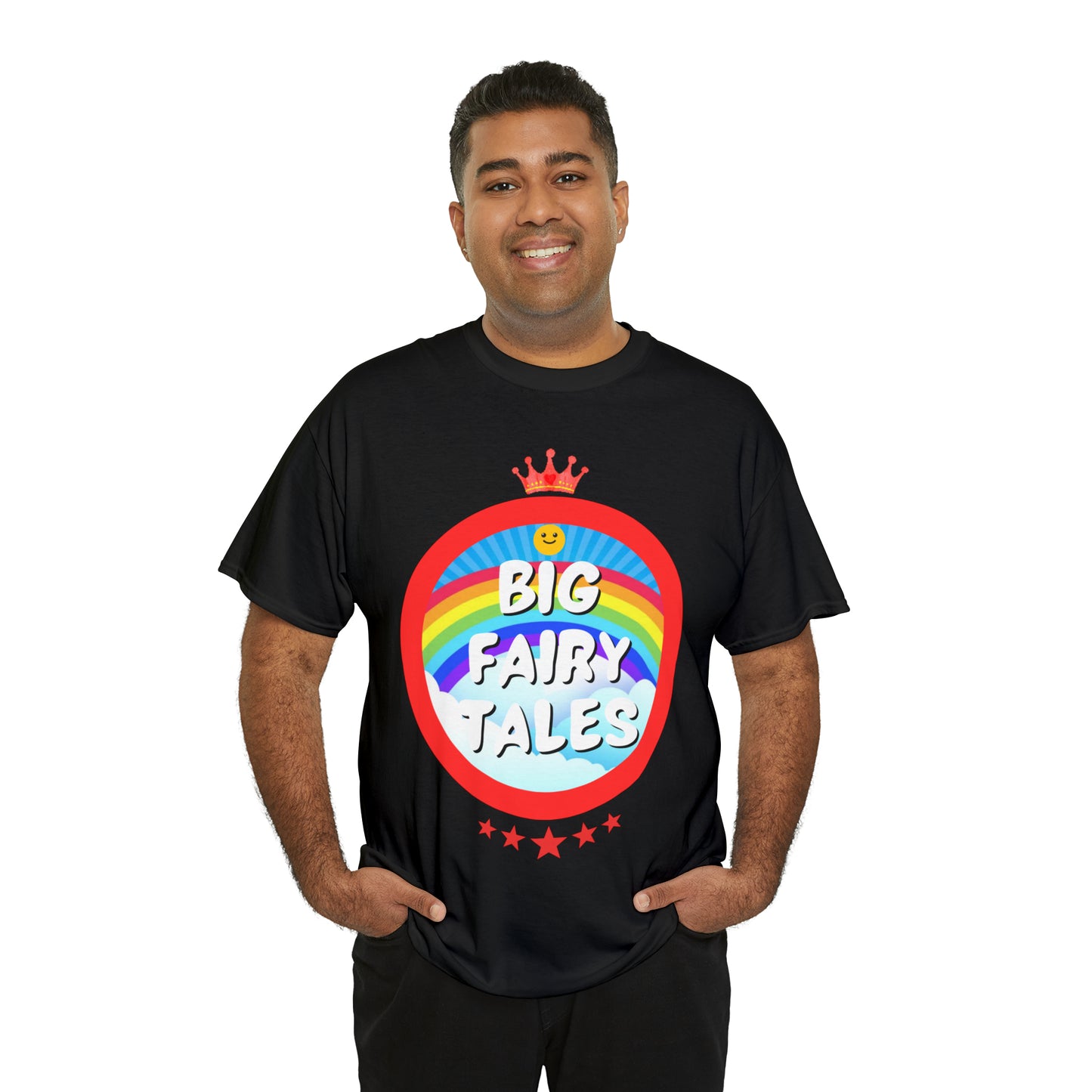 Big Fairy Tales By Schatar Original Design Heavy Cotton Tee