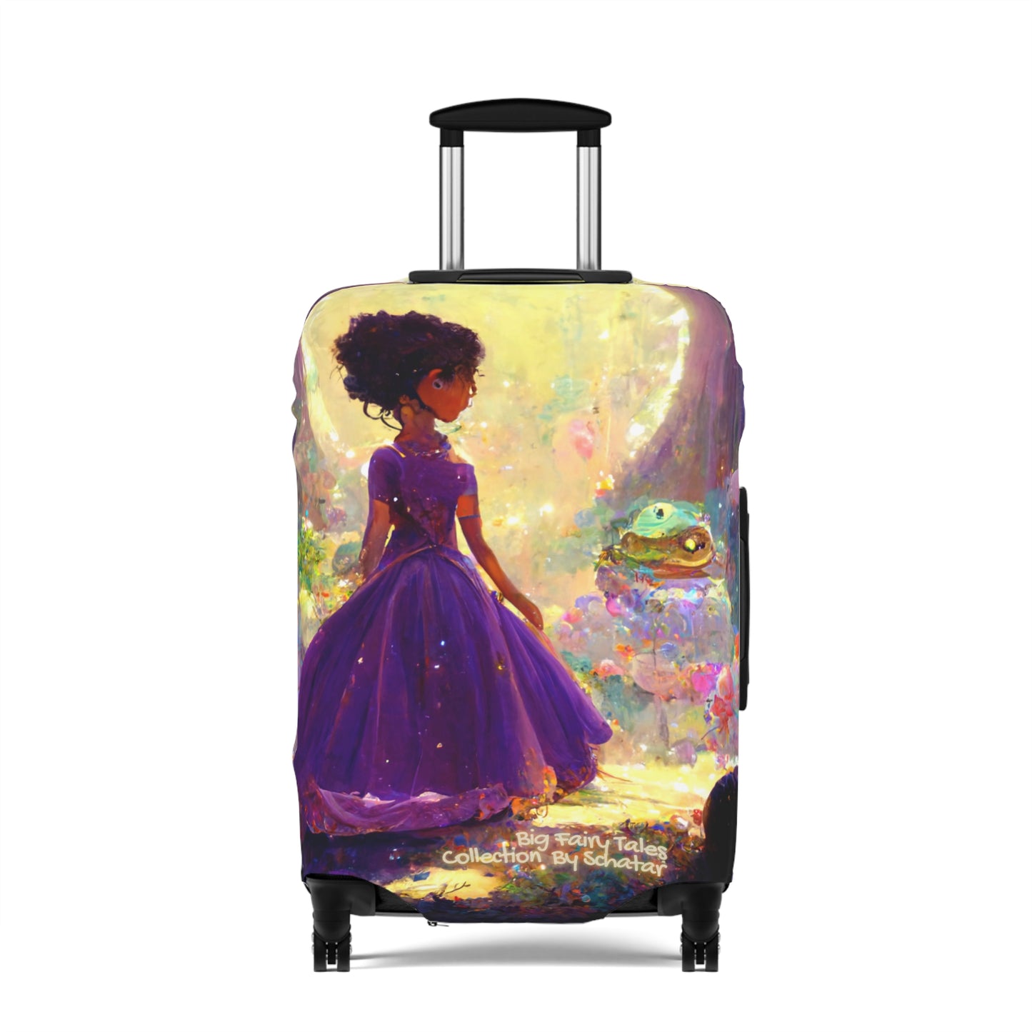 Big Fairy Tales By Schatar Princess And The Frog Prince Luggage Cover