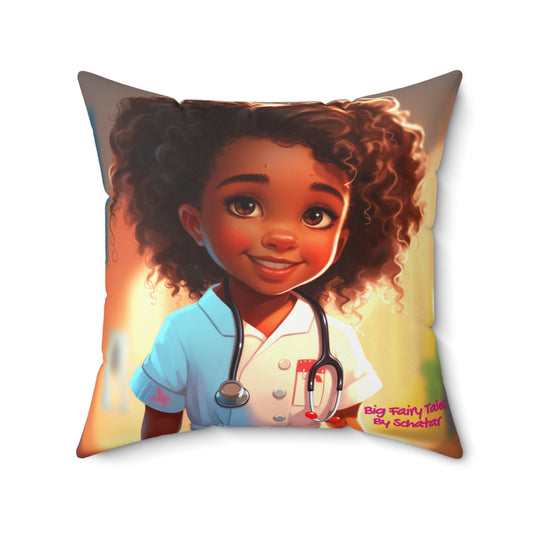 Nurse - Big Little Professionals Plush Pillow 19 From Big Fairy Tales By Schatar