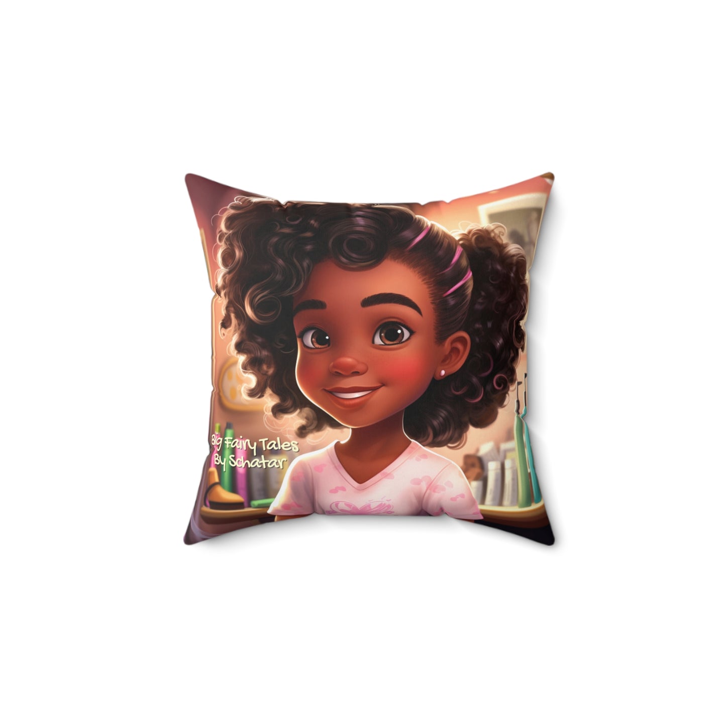 Beauty Shop Owner - Big Little Professionals Plush Pillow 18 From Big Fairy Tales By Schatar