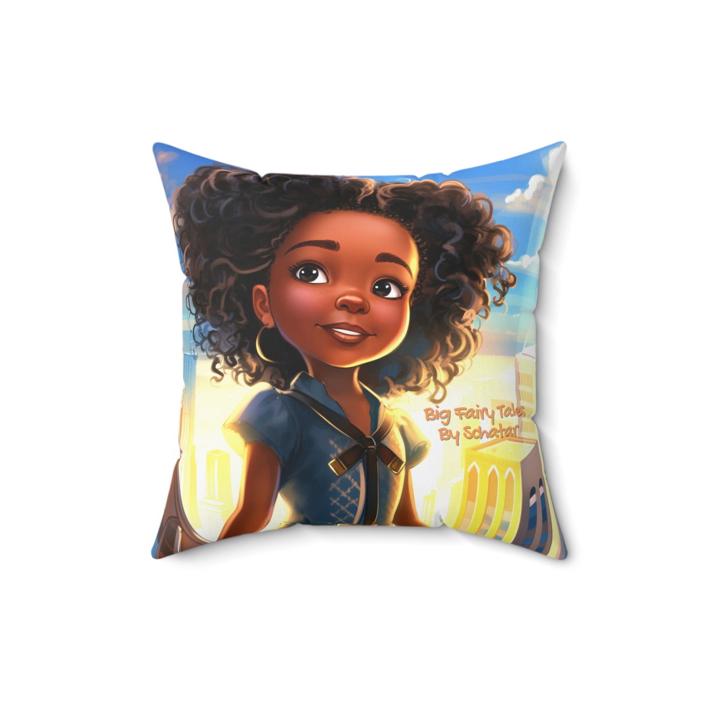 Real Estate Mogul - Big Little Professionals Plush Pillow 10 From Big Fairy Tales By Schatar
