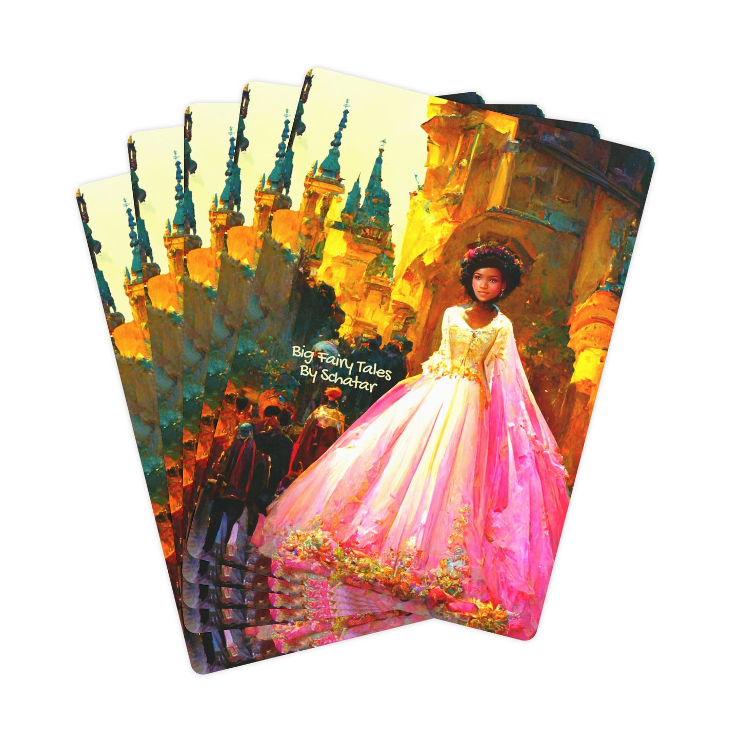 Big Fairy Tales By Schatar Cinderella Suite Playing Cards