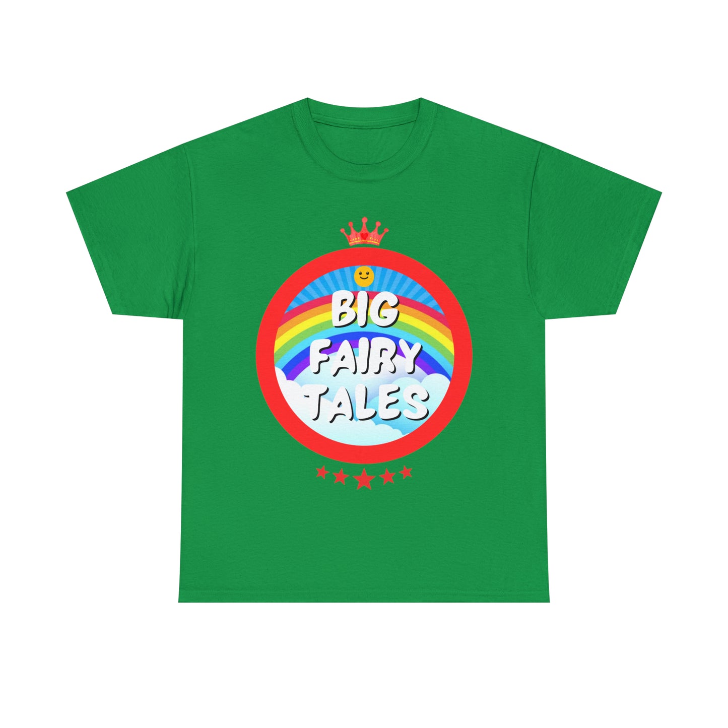 Big Fairy Tales By Schatar Original Design Heavy Cotton Tee