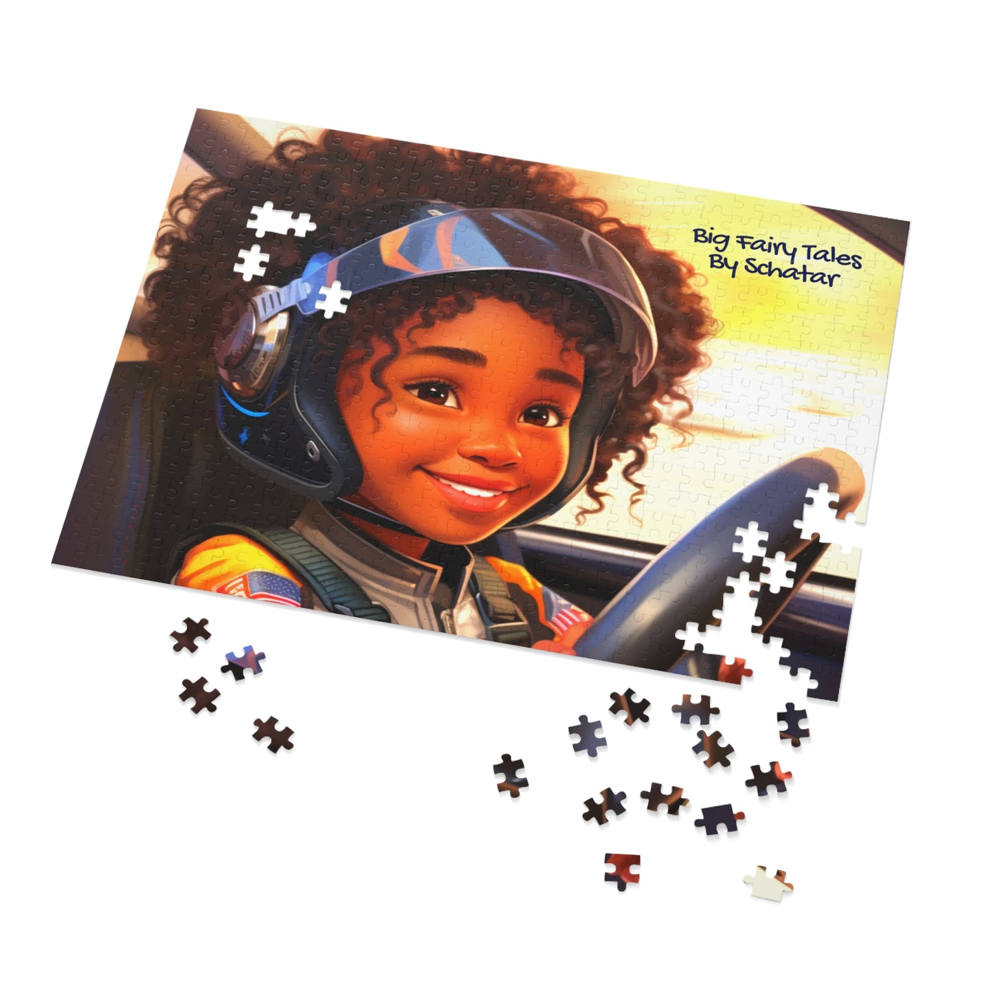 Race Car Driver - Big Little Professionals Puzzle 9 From Big Fairy Tales By Schatar