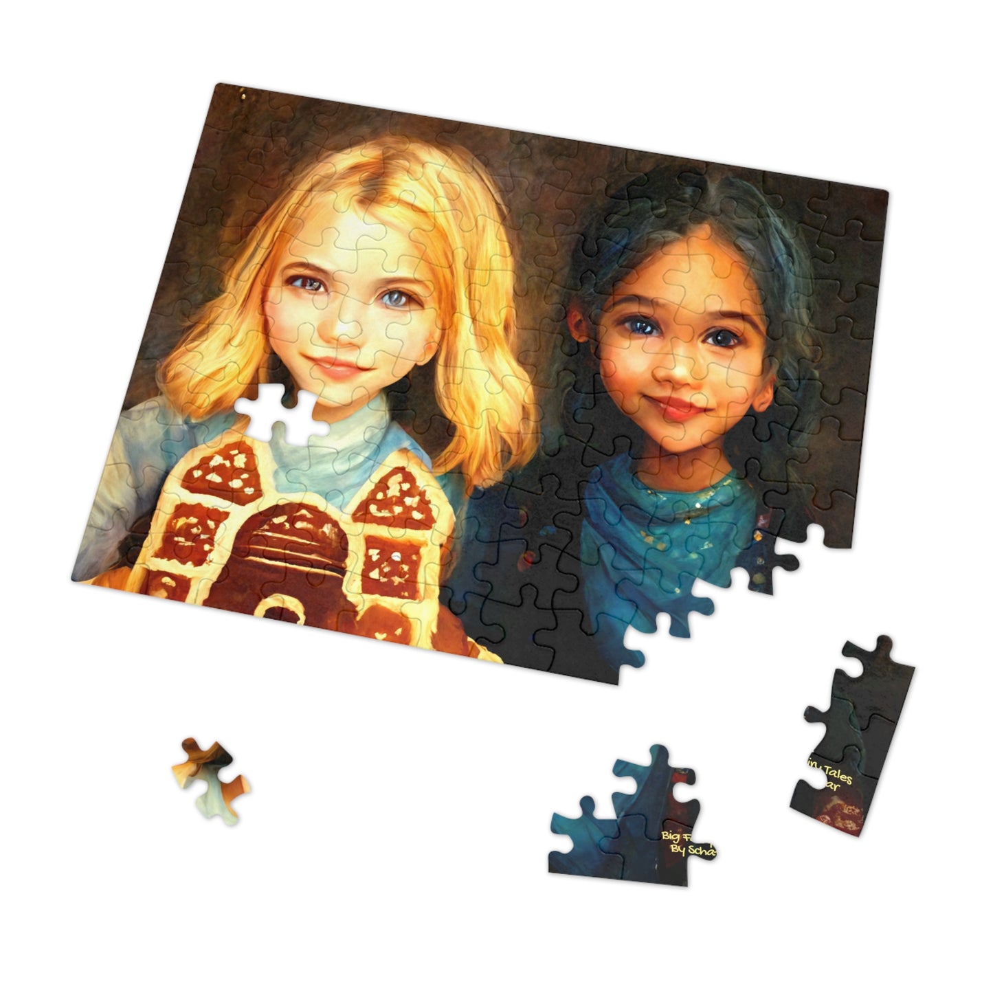 Big Fairy Tales By Schatar - Hansel And Gretel Jigsaw Puzzle