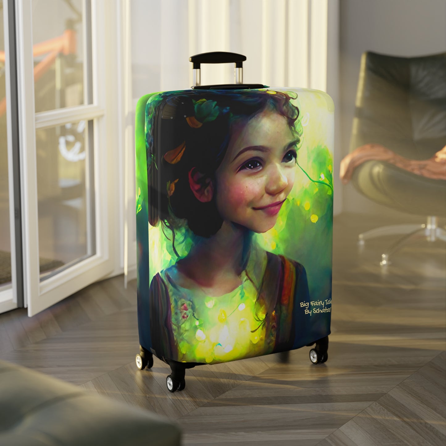 Big Fairy Tales By Jackies Beanstalk Luggage Cover