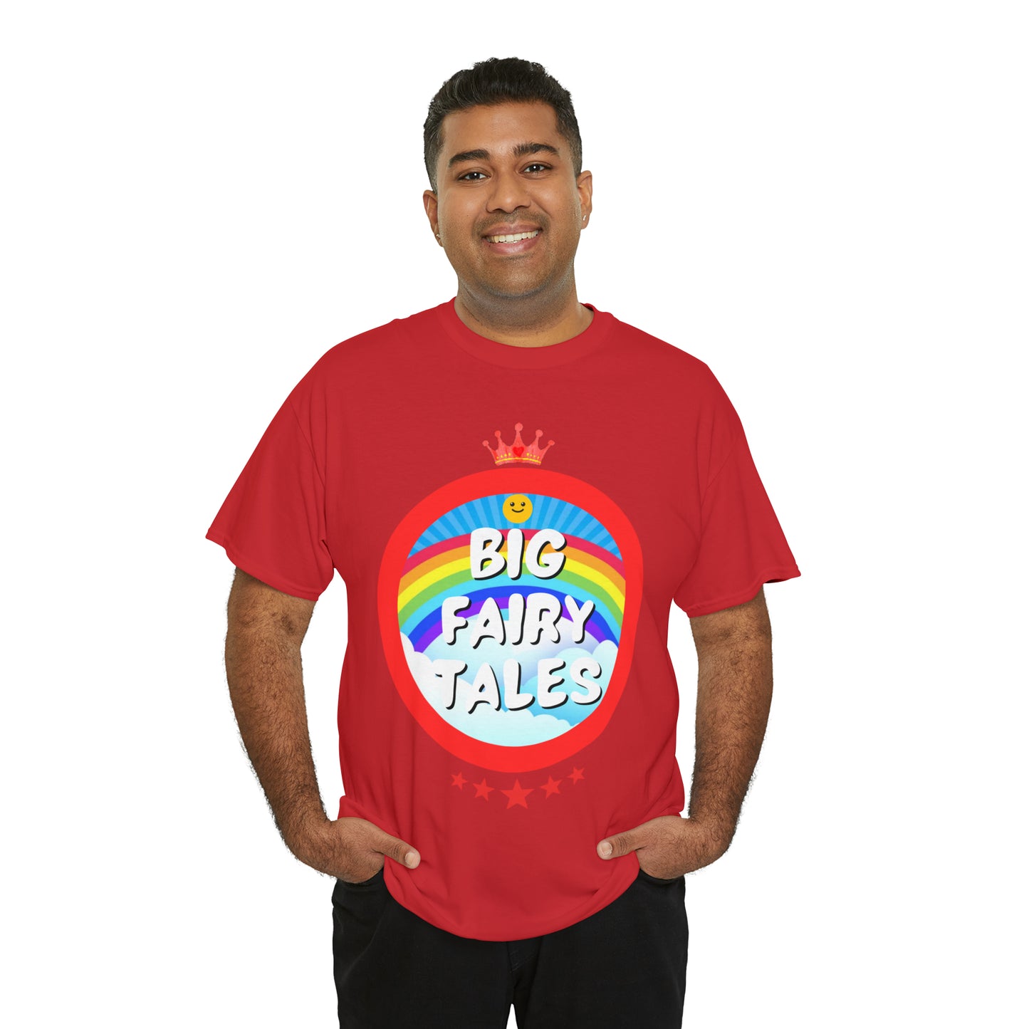 Big Fairy Tales By Schatar Original Design Heavy Cotton Tee