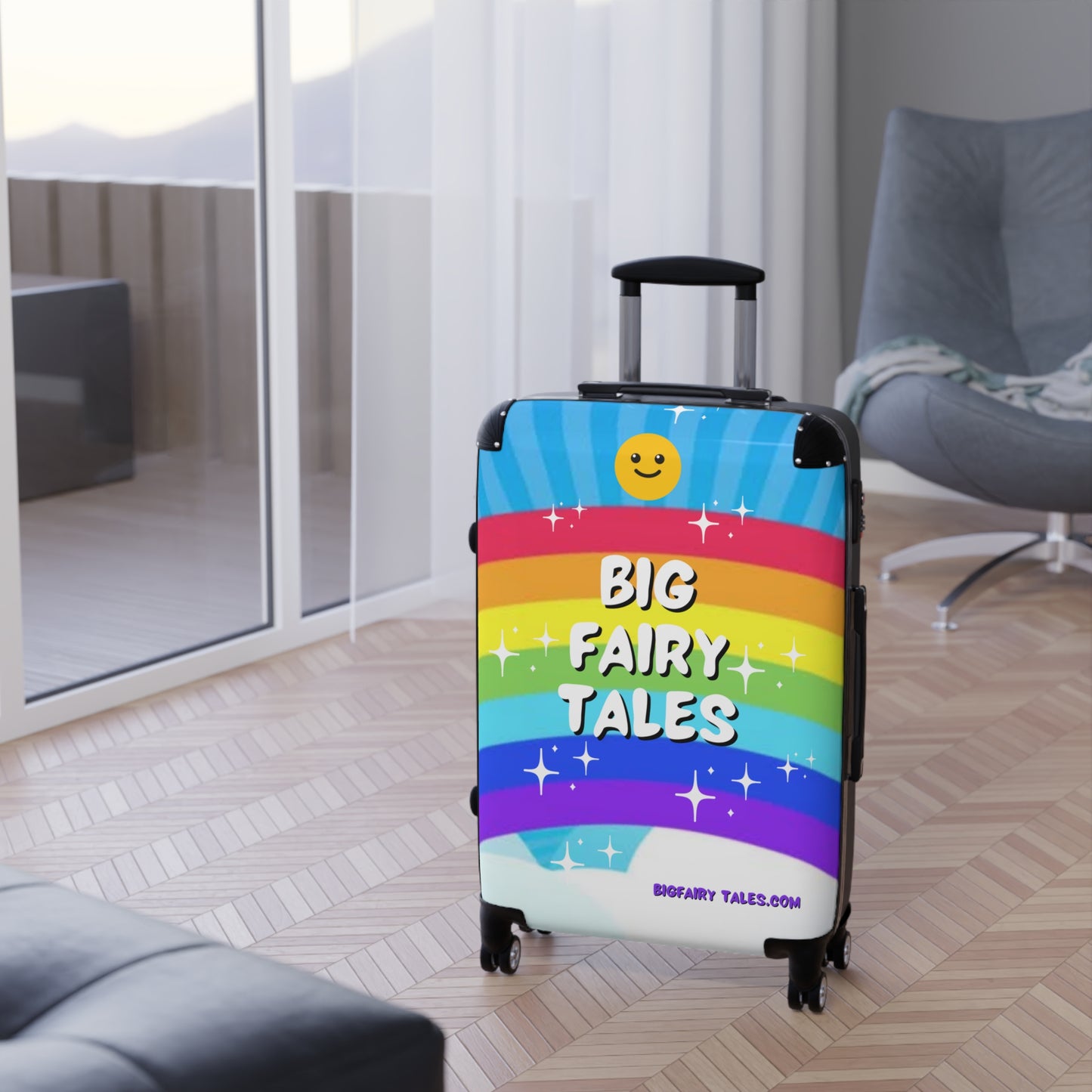 Big Fairy Tales By Schatar Rainbow Sparkle Suitcase