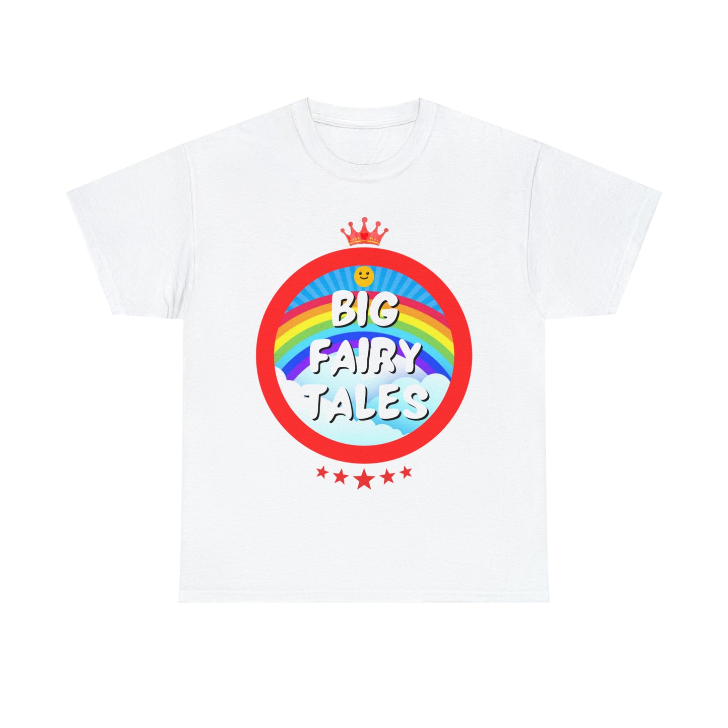 Big Fairy Tales By Schatar Original Design Heavy Cotton Tee