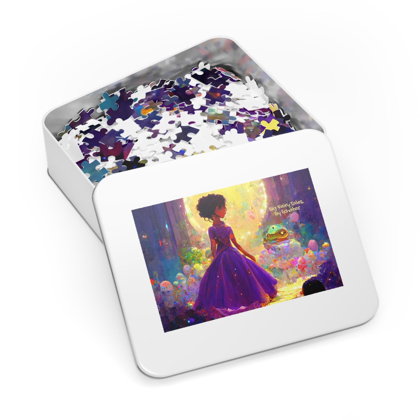 Big Fairy Tales By Schatar - Princess And Frog Prince Puzzle