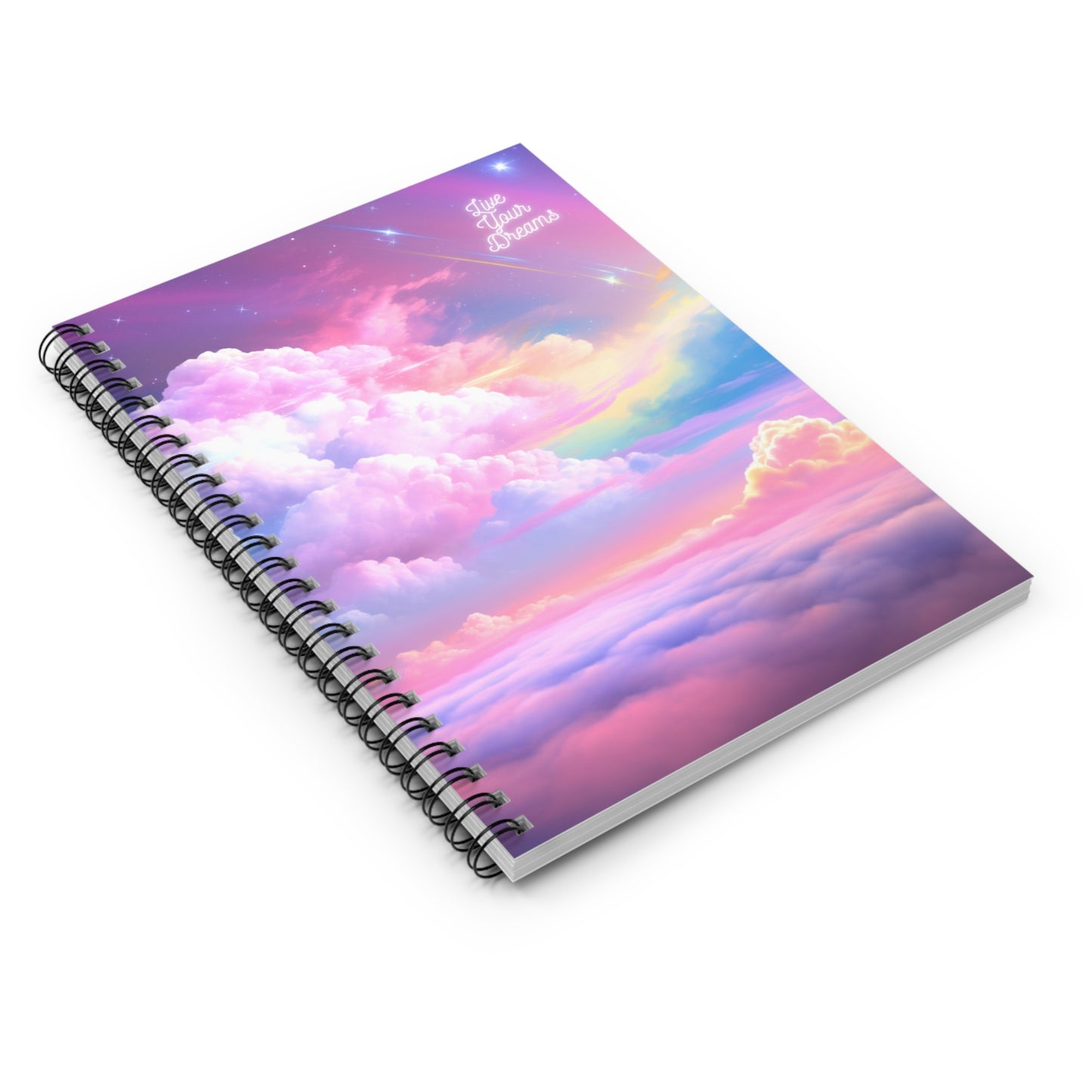 Rainbow Dreams Spiral Notebook Ruled Line From Big Fairy Tales By Schatar