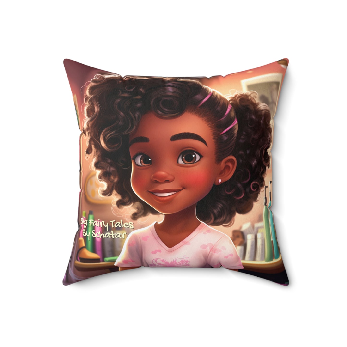 Beauty Shop Owner - Big Little Professionals Plush Pillow 18 From Big Fairy Tales By Schatar