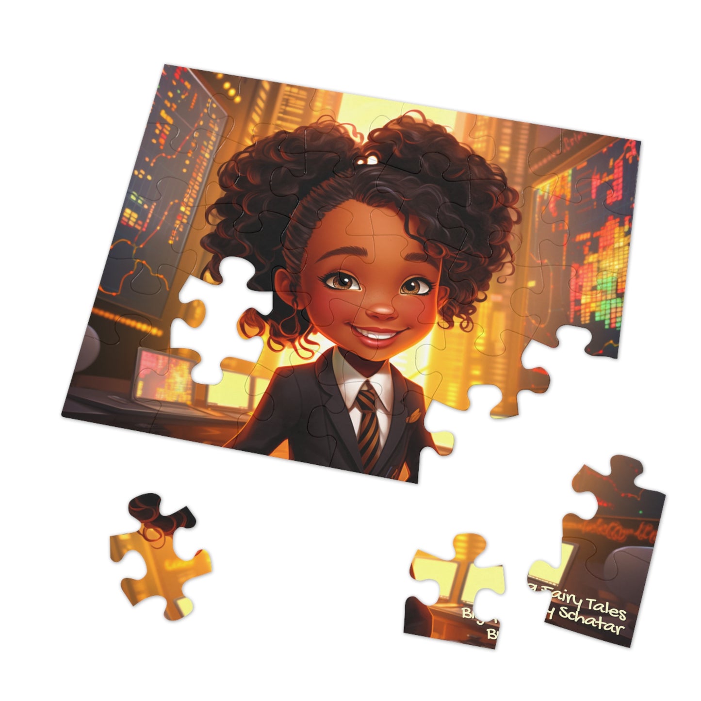 Wall Street Executive - Big Little Professionals Puzzle 12 From Big Fairy Tales By Schatar