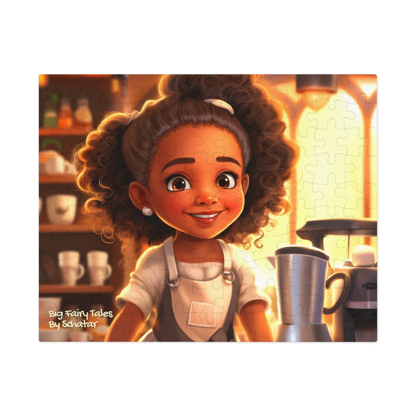 Coffee Shop Owner - Big Little Professionals Puzzle 15 From Big Fairy Tales By Schatar