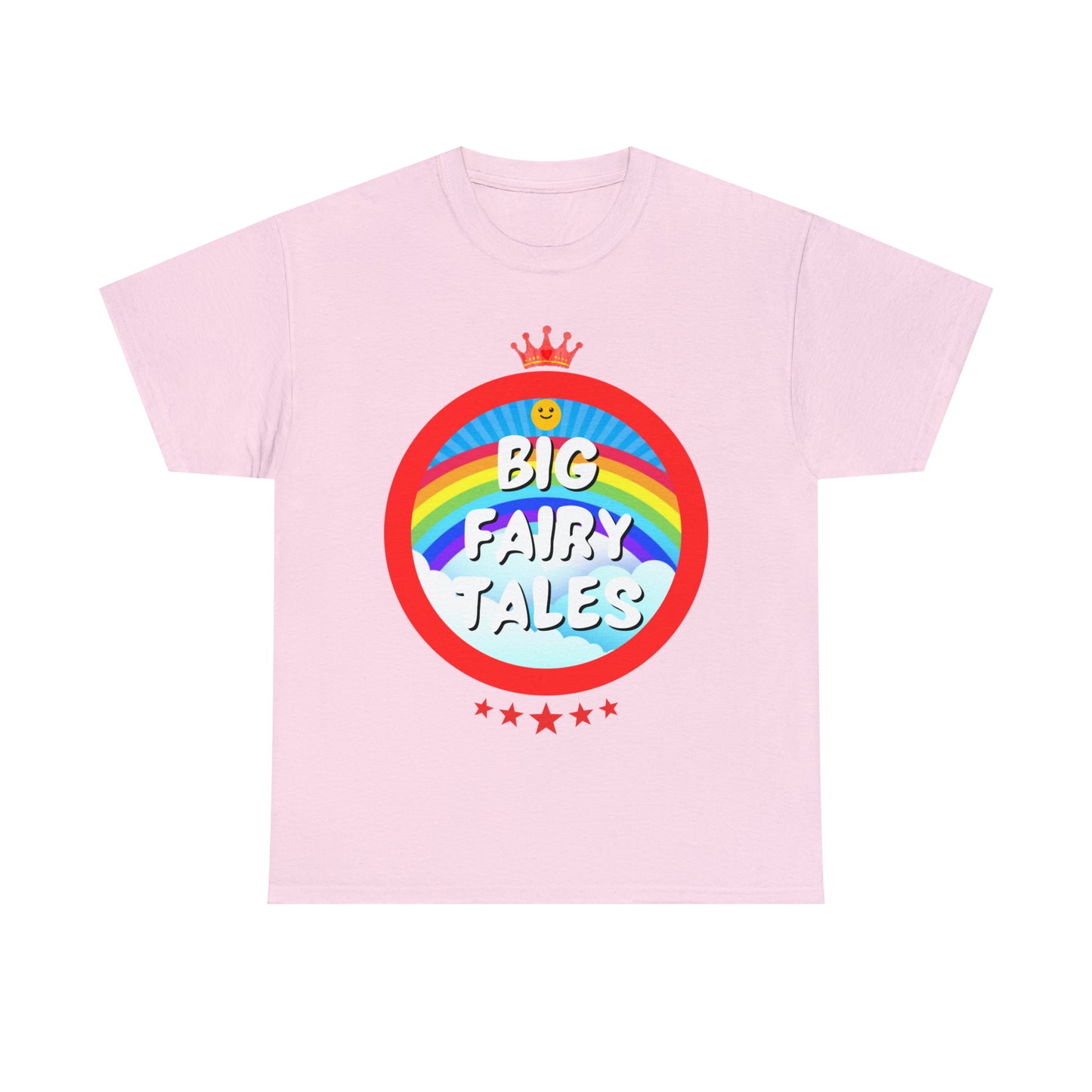 Big Fairy Tales By Schatar Original Design Heavy Cotton Tee