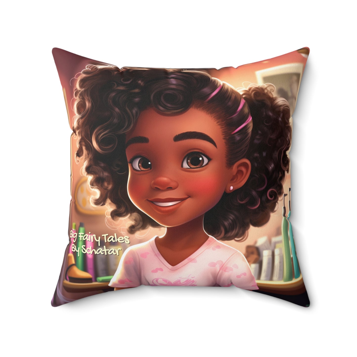 Beauty Shop Owner - Big Little Professionals Plush Pillow 18 From Big Fairy Tales By Schatar