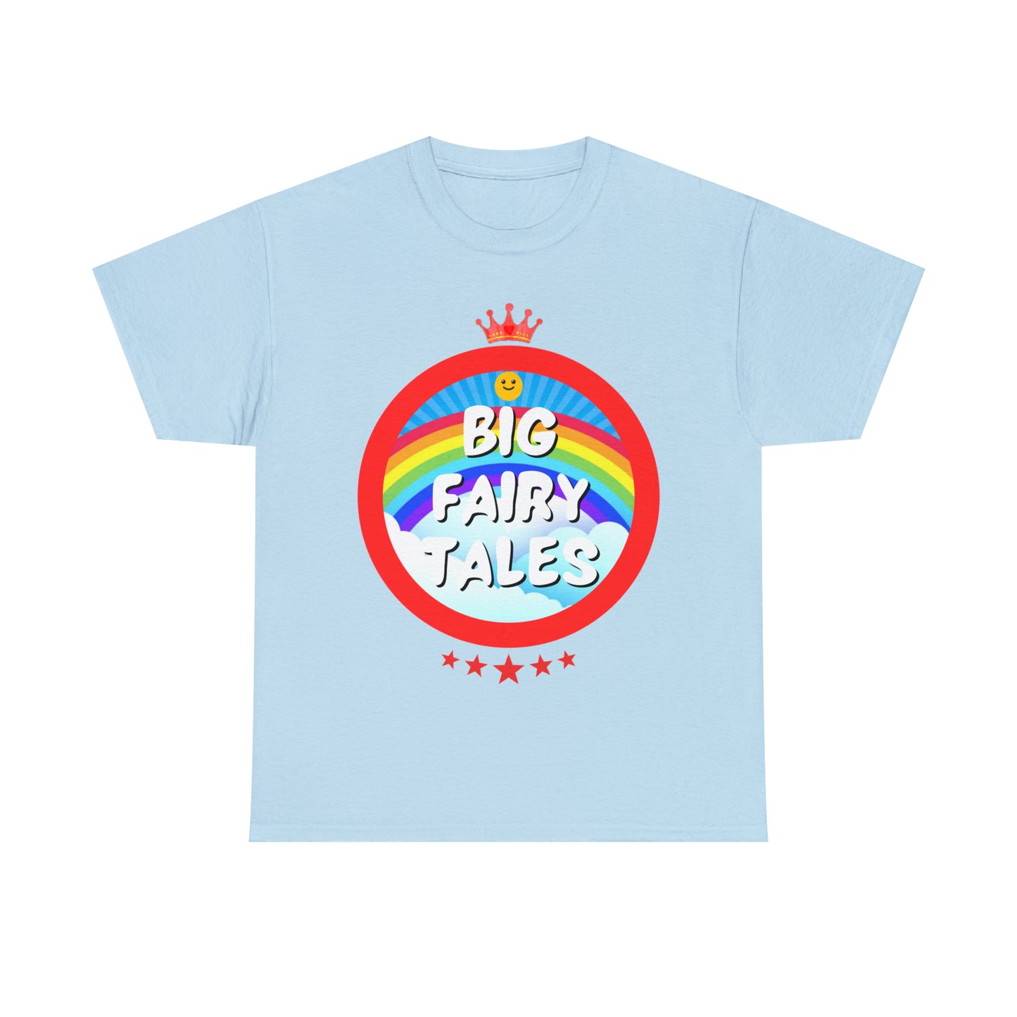 Big Fairy Tales By Schatar Original Design Heavy Cotton Tee